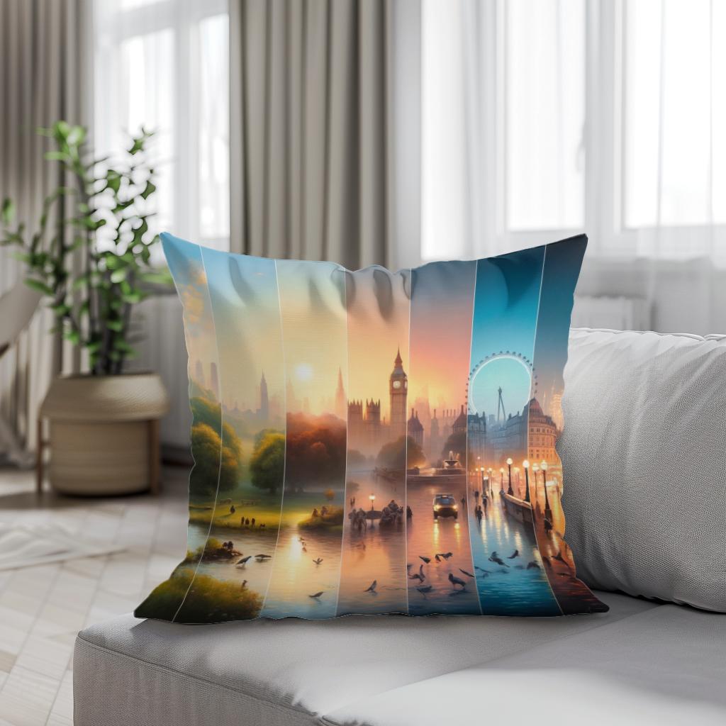 Destinations London Cotton Cushion
