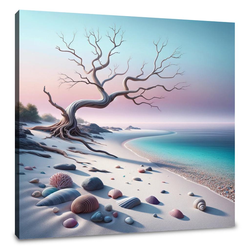 Serene Shoreline Canvas