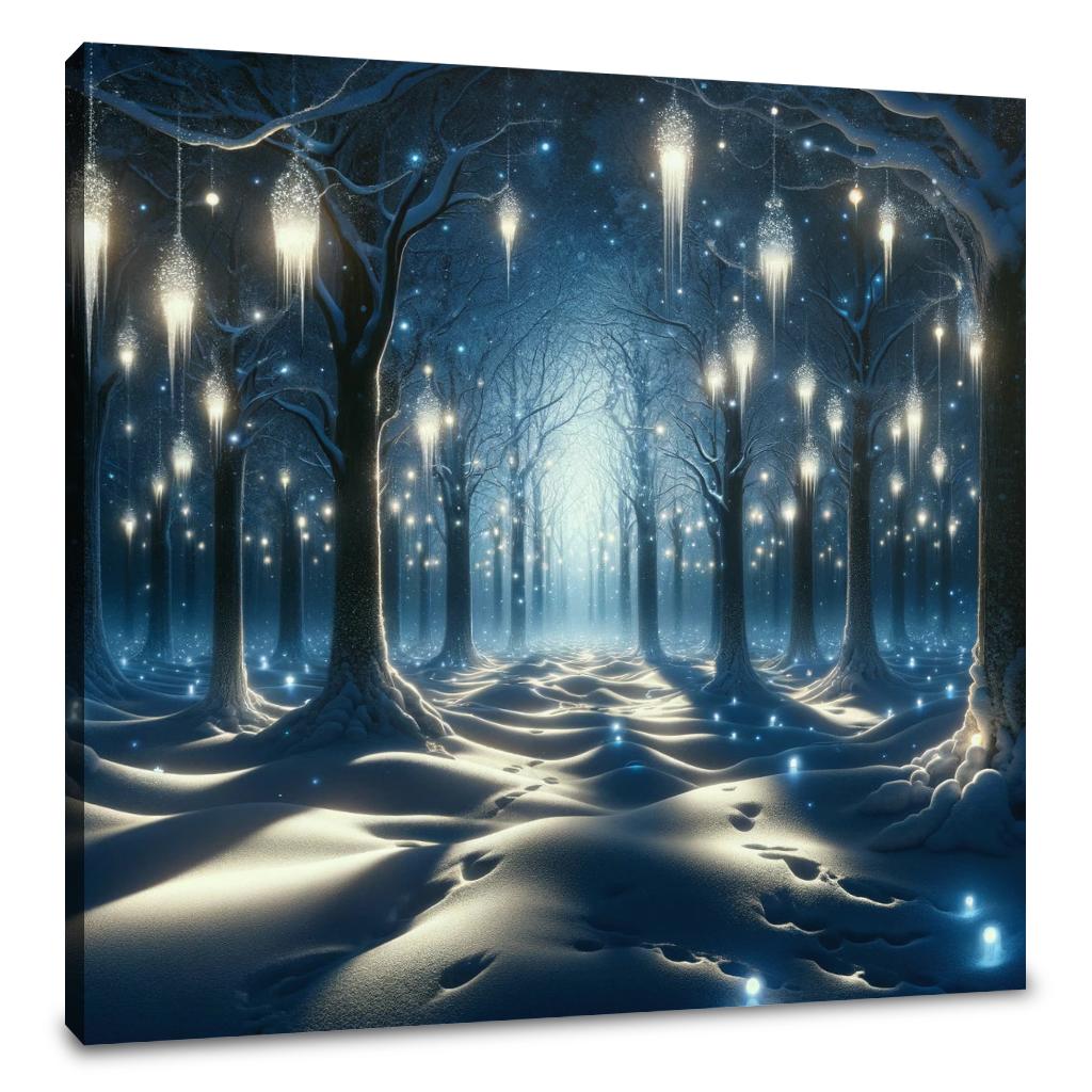Luminous Winter Fantasy Canvas