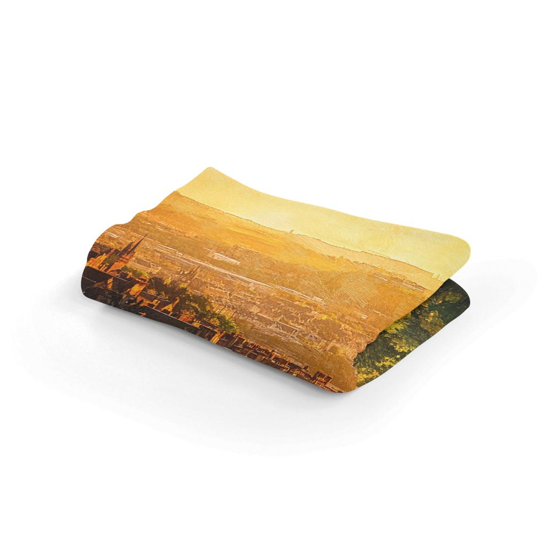 Arthur's Seat Sunset Blanket