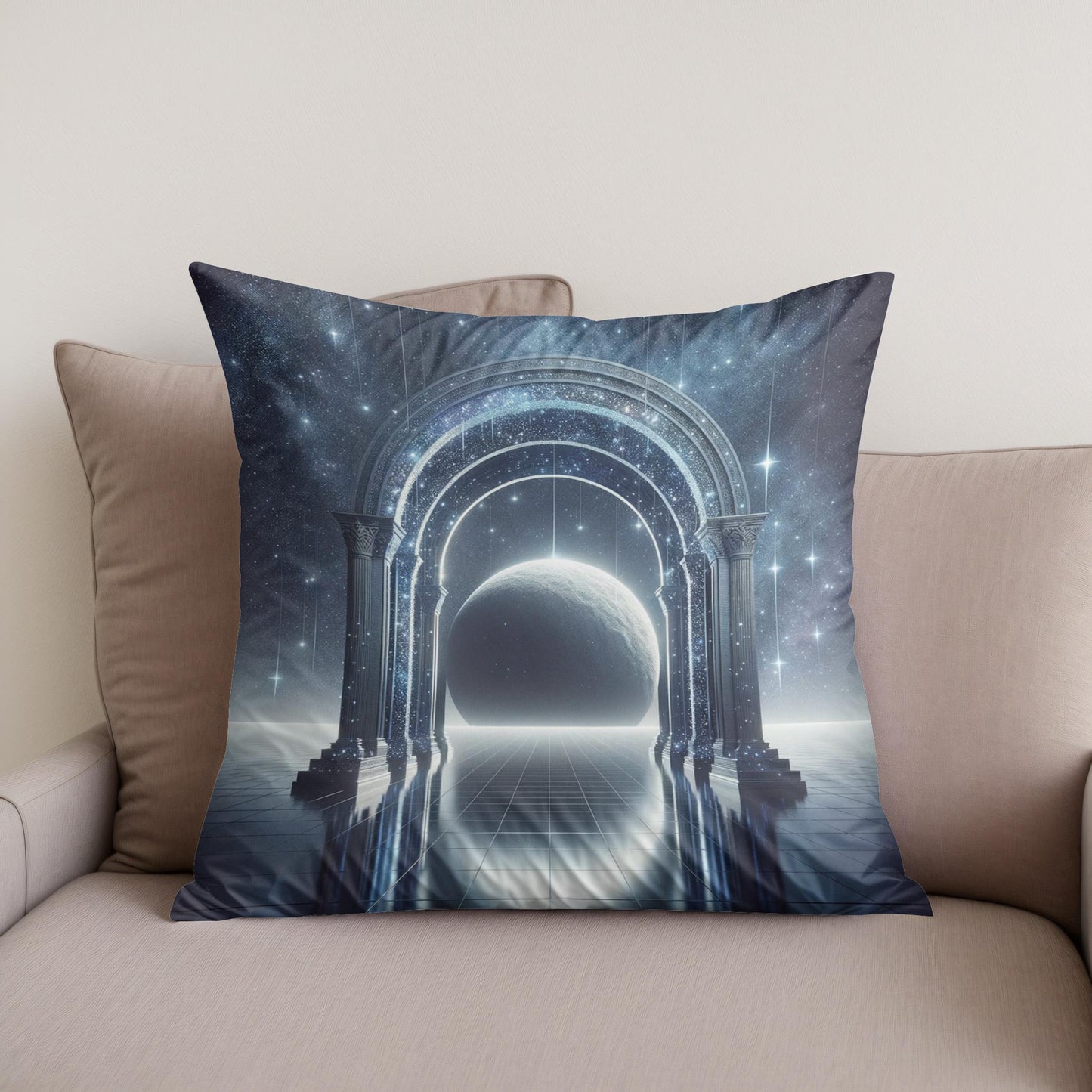Starry Gateway Cotton Cushion