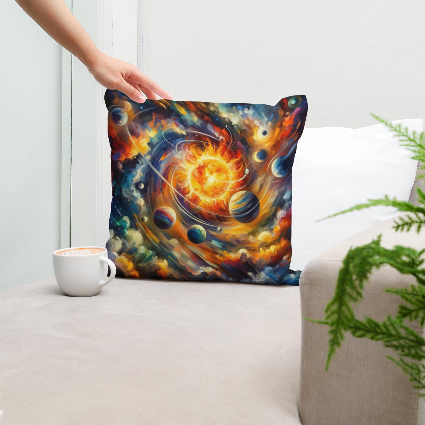 Emotive Cosmos Cotton Cushion