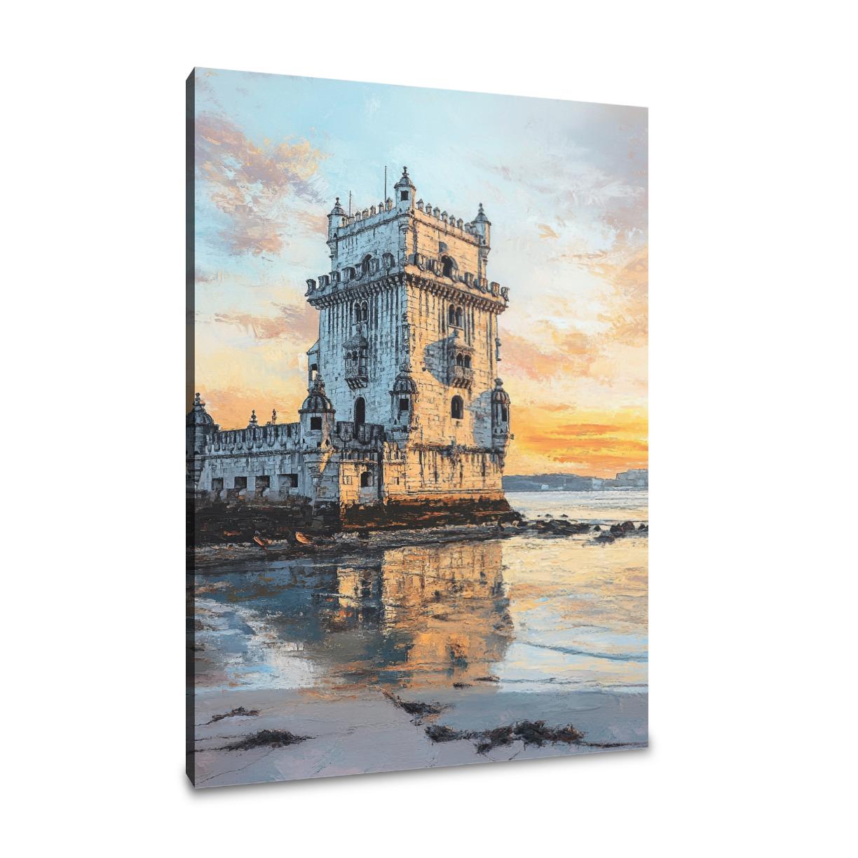 Belém Tower Sunrise Canvas