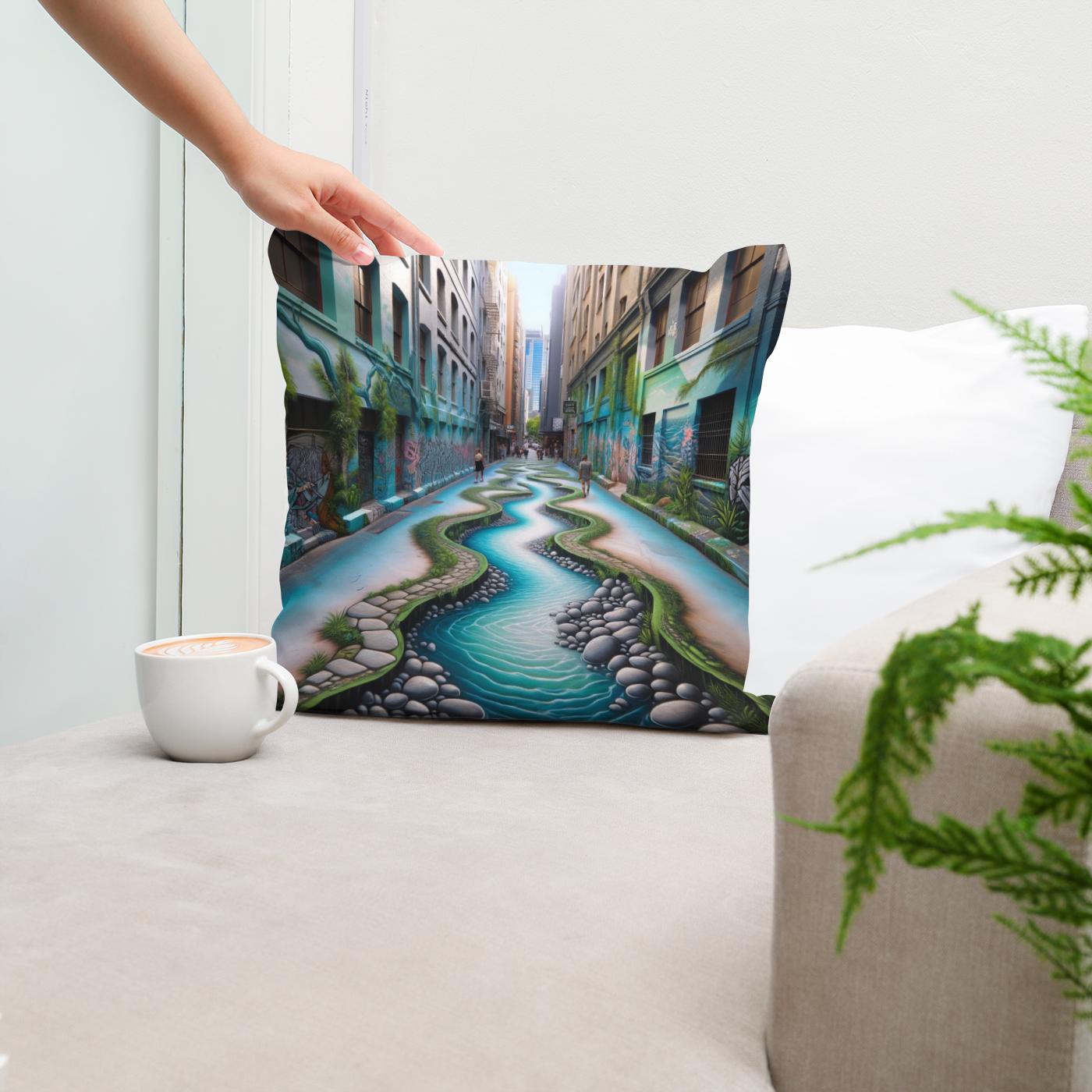 Urban Creek Cotton Cushion