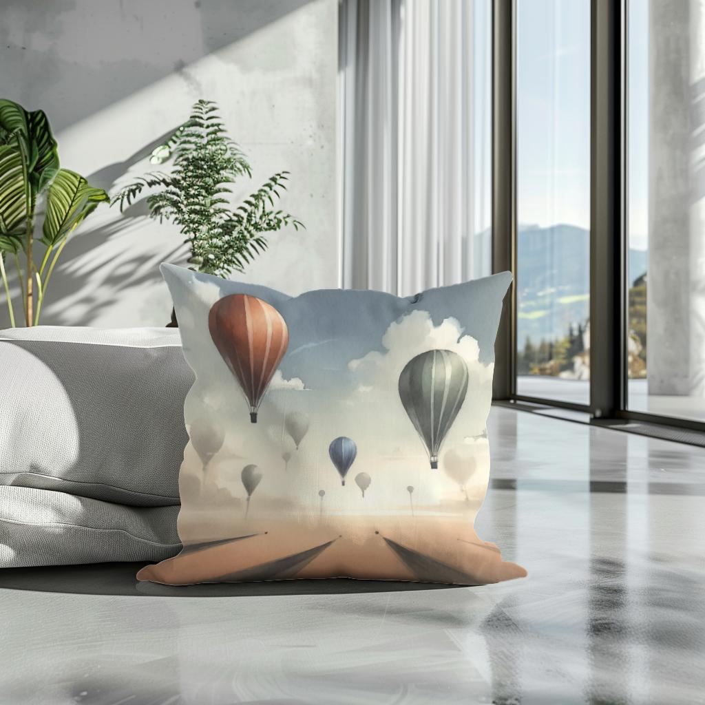 Ascend in Serenity Cotton Cushion