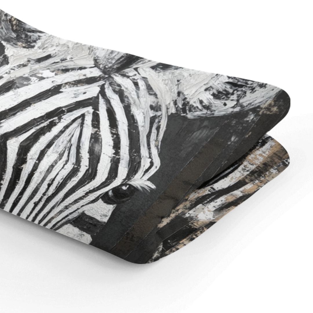 Zebra Geometry Blanket
