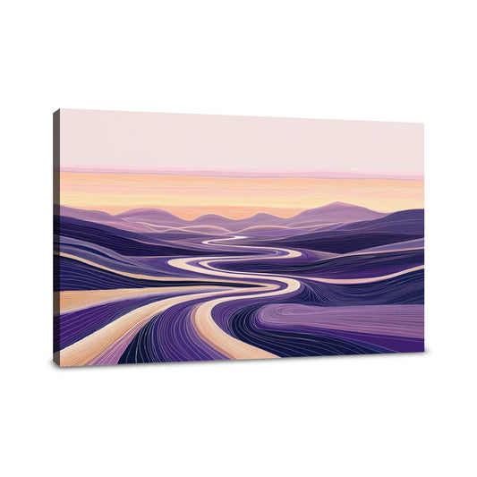 Dusk River Dream Canvas