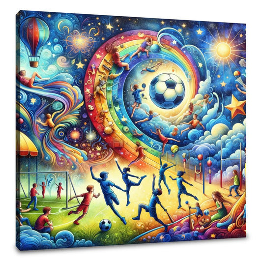 Playful Sports Fusion Canvas