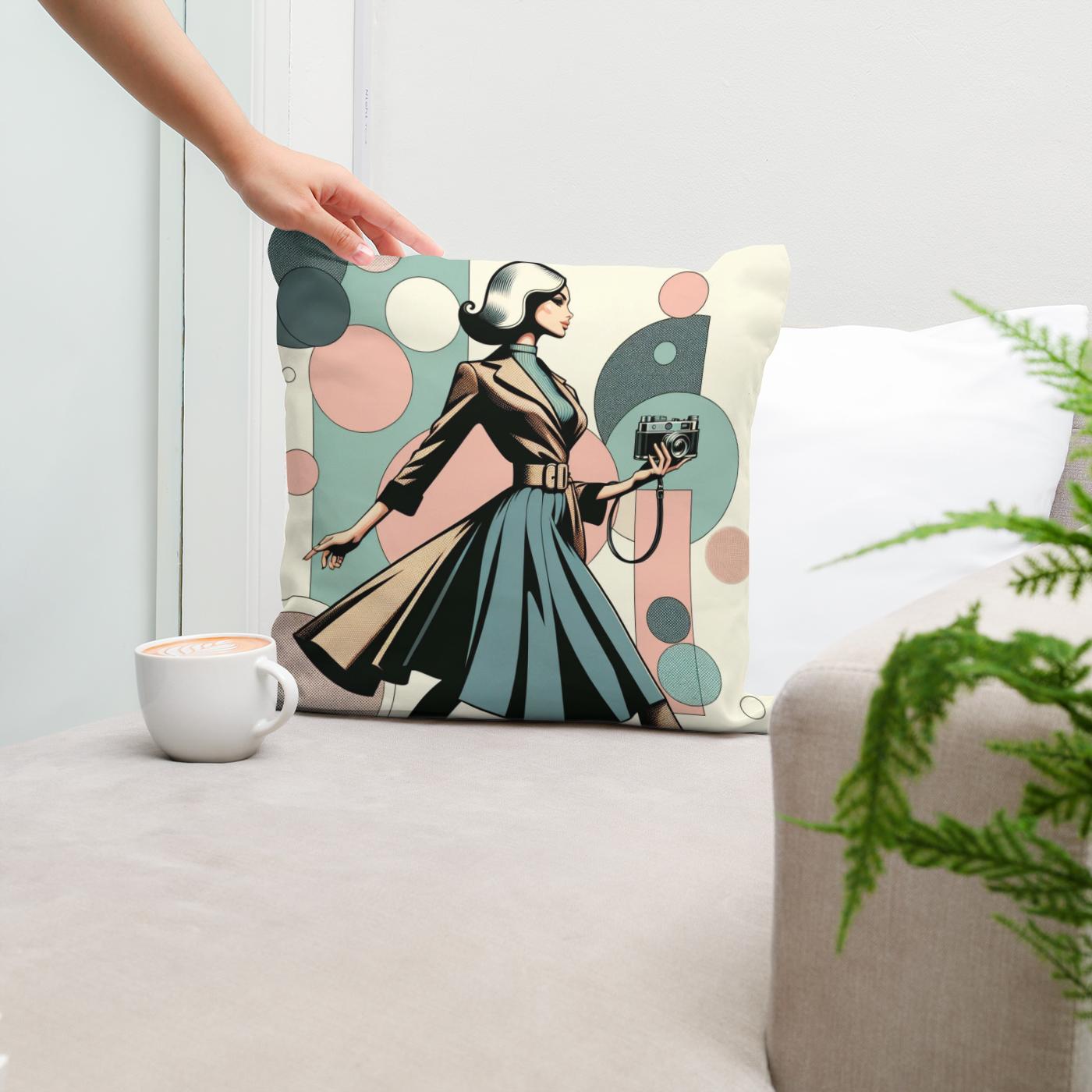Vintage Chic Cotton Cushion