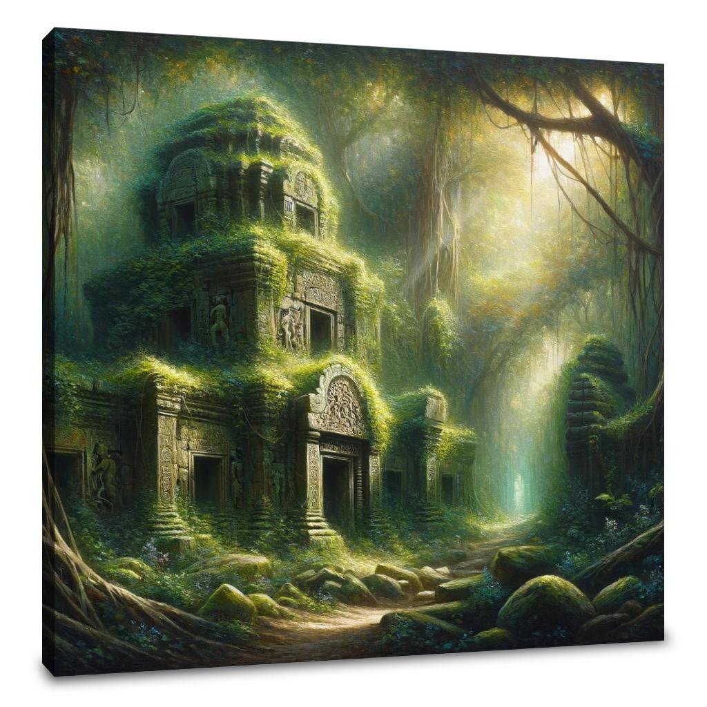 Jungle Ruins Canvas