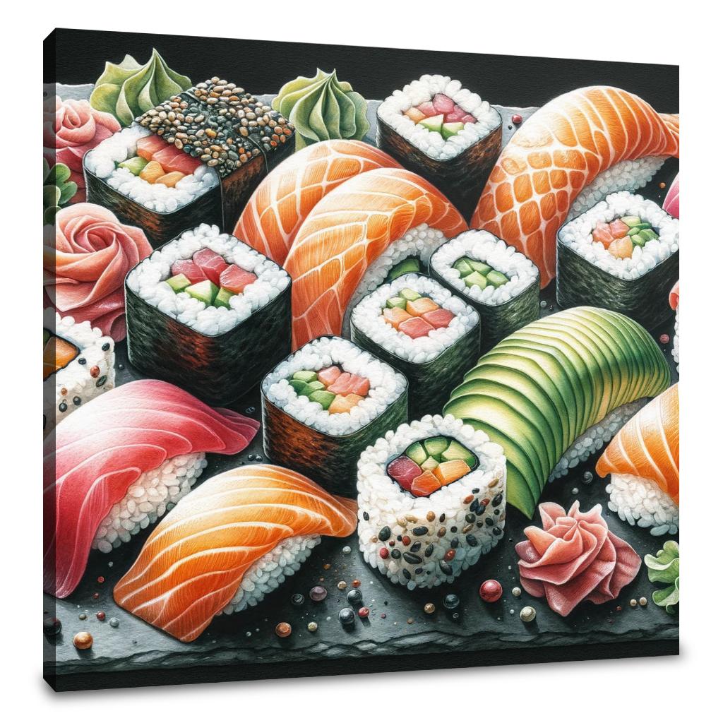 Sushi Spectrum Canvas
