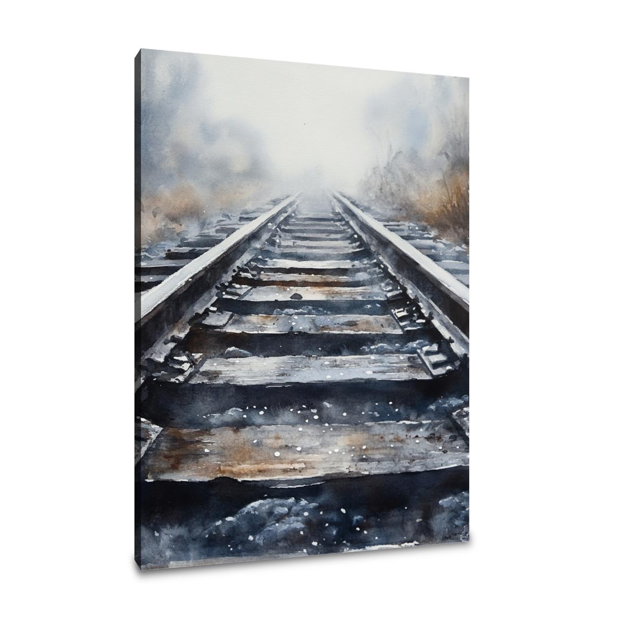 Misty Rails Canvas