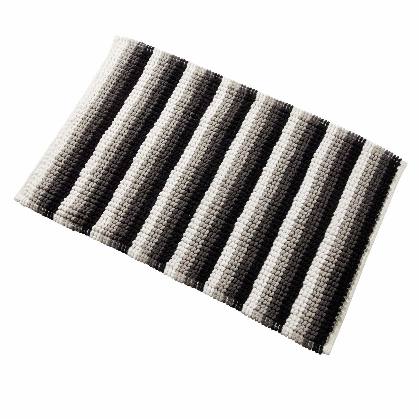 Padstow Super Soft Absorbent Stripe Bathmat 50 x 80 cm Quick-Drying Anti-Slip Durable Bathroom Accessory by OLIVIA ROCCO