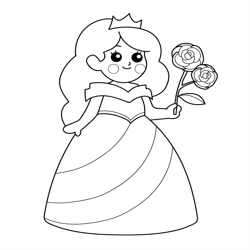 Princess Colouring Book