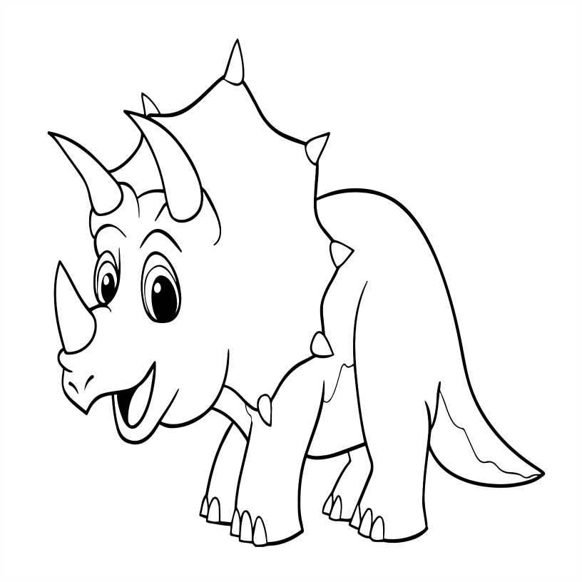 Dinosaur Colouring Book