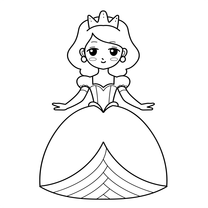 Princess Colouring Book