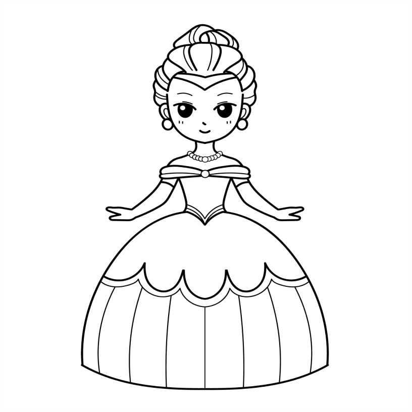 Princess Colouring Book