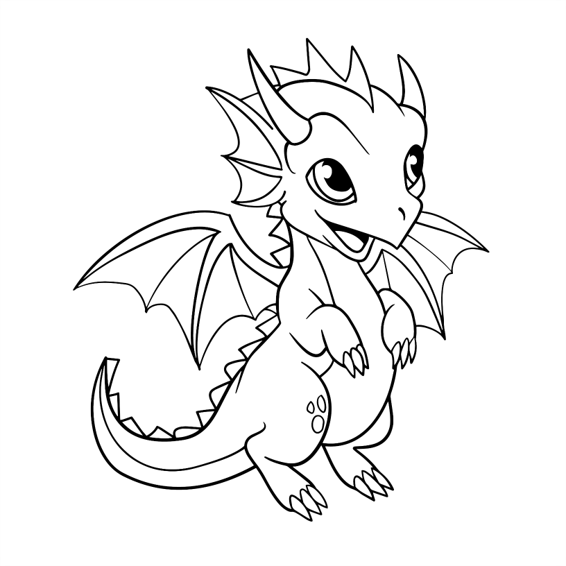 Dragon Colouring Book