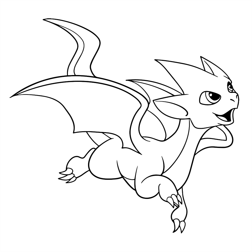 Dragon Colouring Book