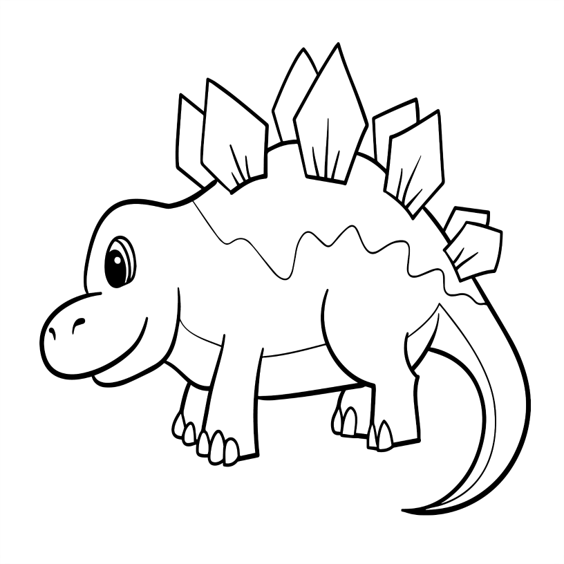 Dinosaur Colouring Book