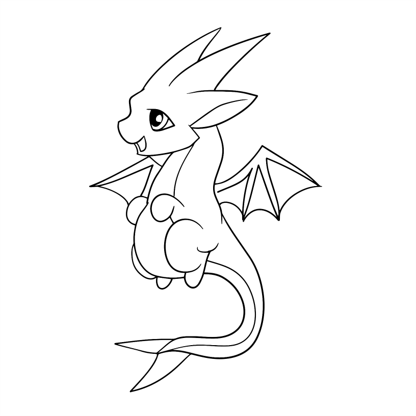 Dragon Colouring Book