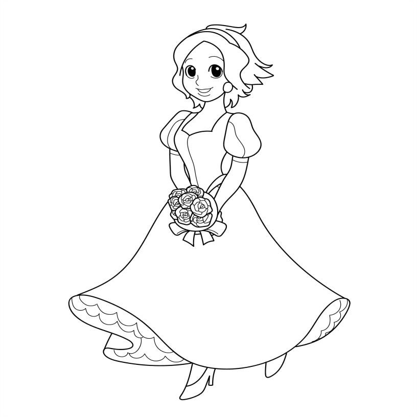 Princess Colouring Book