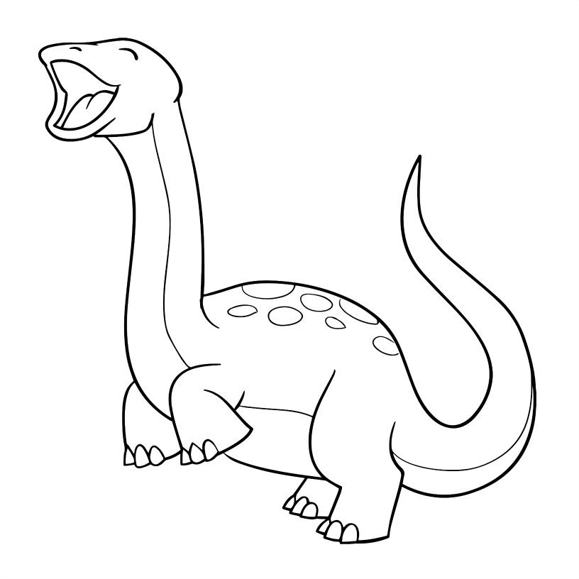 Dinosaur Colouring Book