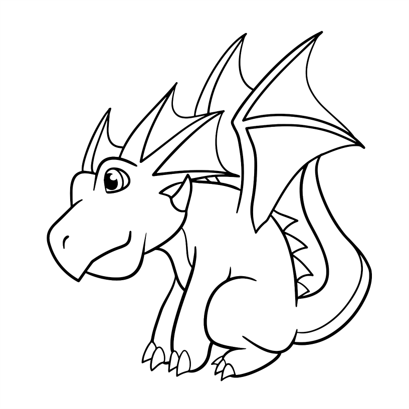 Dragon Colouring Book