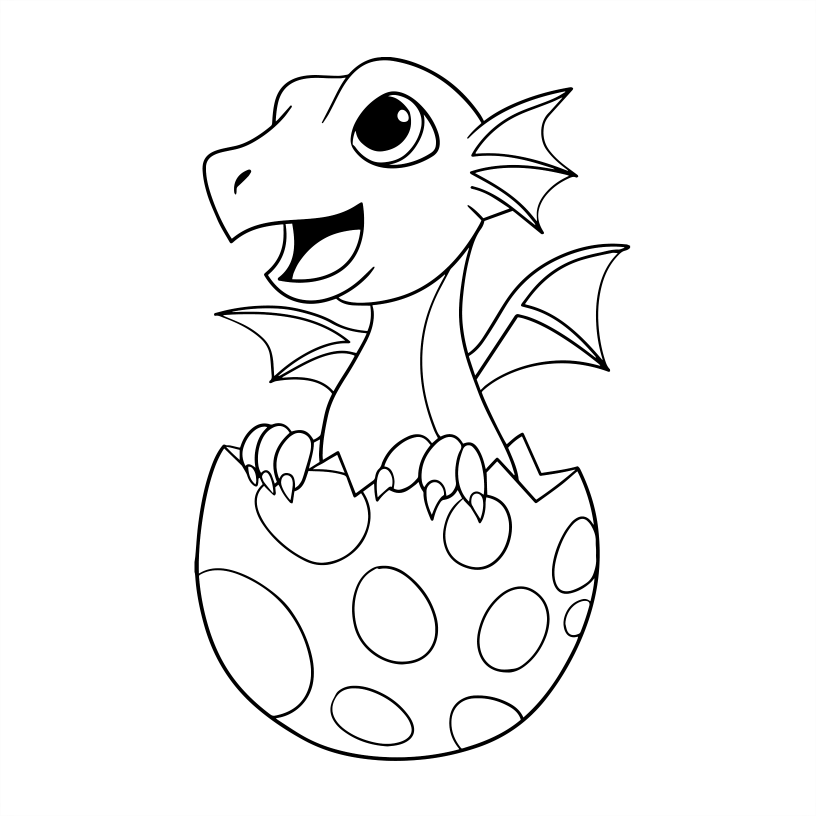 Dragon Colouring Book