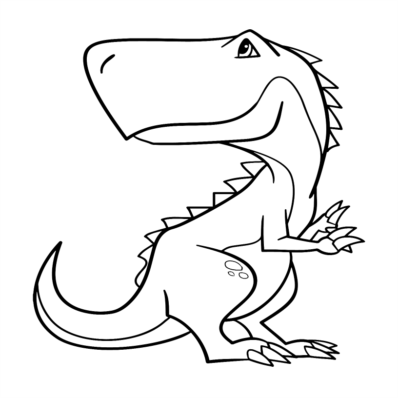 Dinosaur Colouring Book