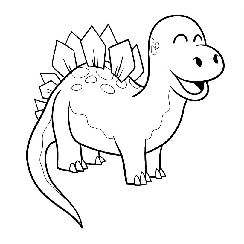 Dinosaur Colouring Book