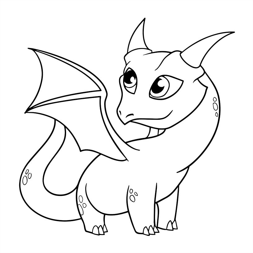 Dragon Colouring Book