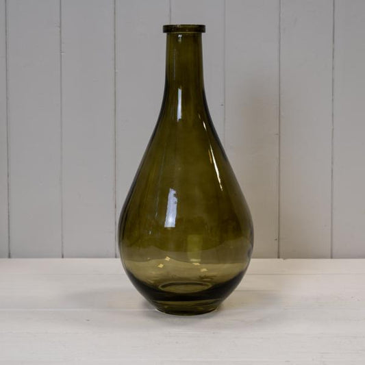 Warm Grey Tall Bud Vase