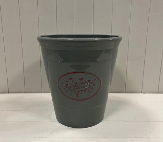 Grey Round Love Heart Tree Recycled Plastic Planter TD30cm