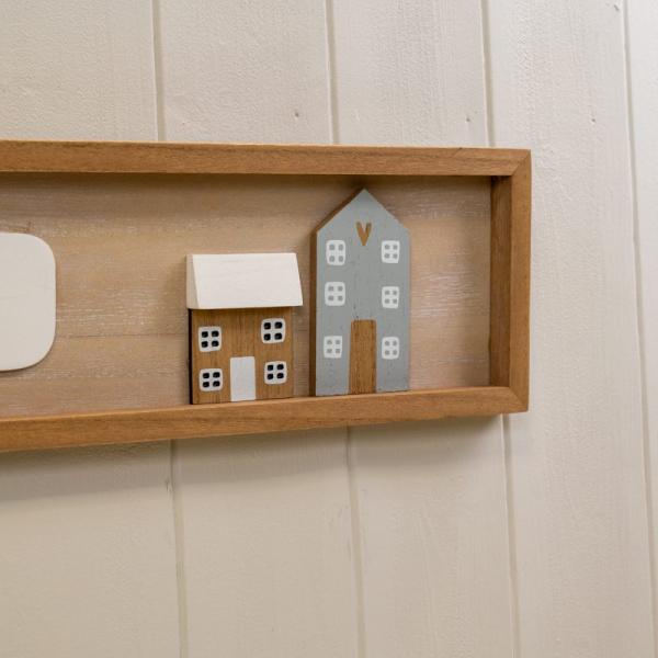 Rectangle Wooden Sign 'Friends Are The People Who Make You Smile Brighter Laugh Louder and Live Be