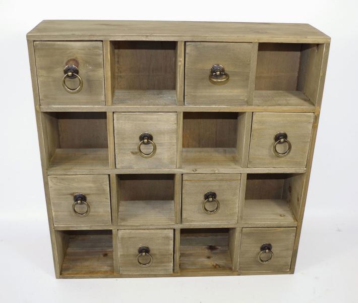 Multidrawer Storage Unit Ring Handle