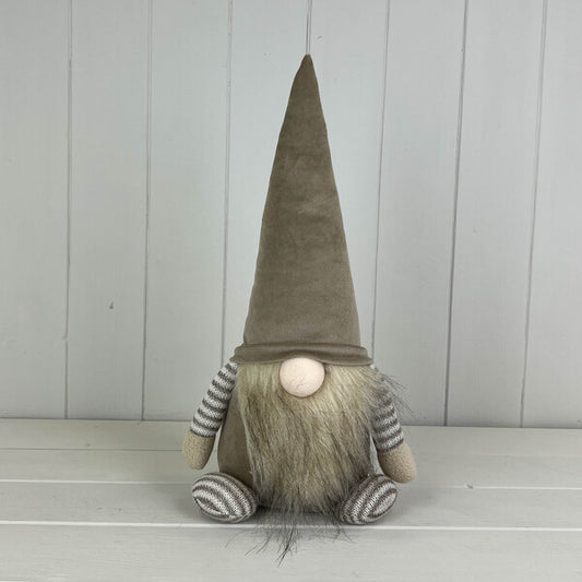 Grey Fabric Gonk Decoration with LED