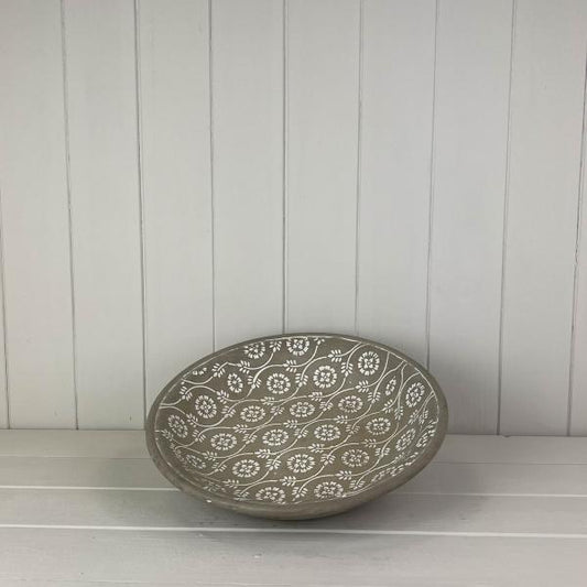 Large Patterned Concrete Plate