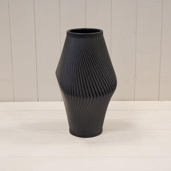 Modern Graphite Sculptural Vase