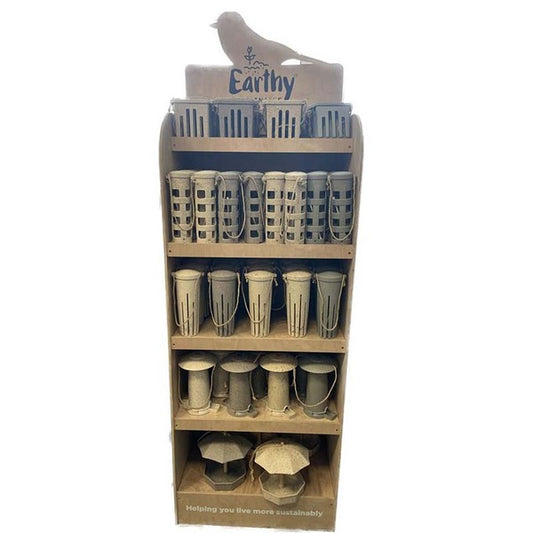 Earthy Bird Feeder Display Stand