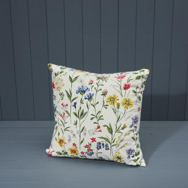 Handmade Washable Cotton Printed Cushion with Filling