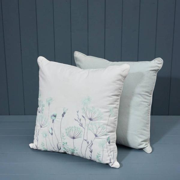 Handmade Washable Cotton Embroidered Cushion with Filling