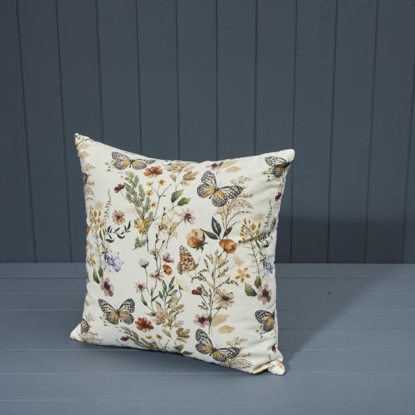 Handmade Washable Cotton Printed Cushion with Filling