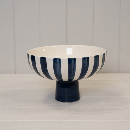 Deep Blue and White Ceramic Bowl D‚àö¬©cor