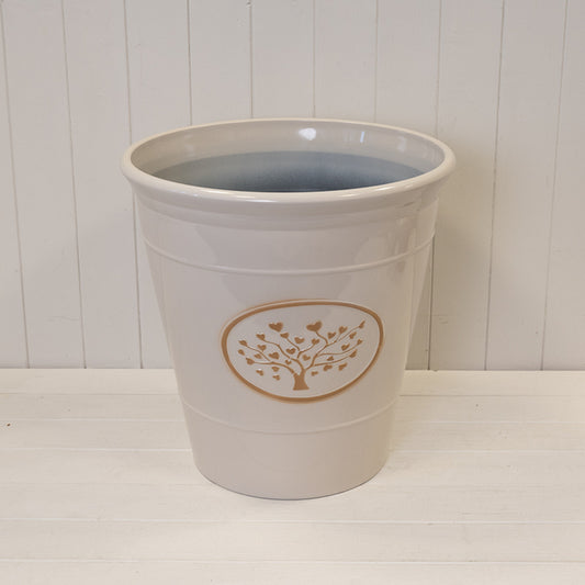 Cream Round Love Heart Tree Planter(40cm)