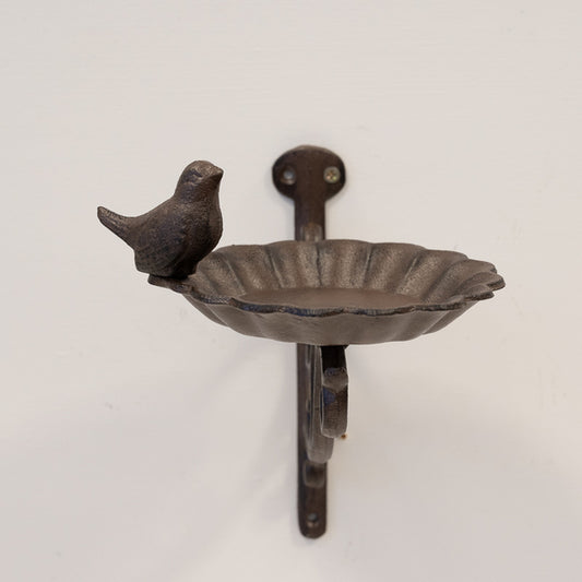 Cast Iron Bird Feeder with Bracket