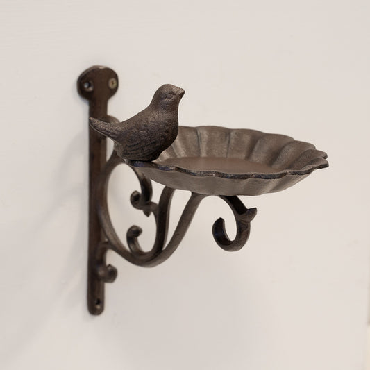 Cast Iron Bird Feeder with Bracket