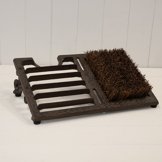 Cast Iron Boot Scraper 'n' Brush