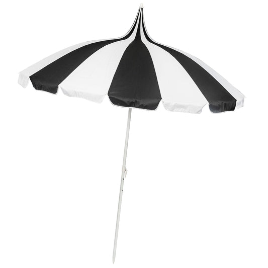 Soake Garden Parasol Pagoda Black Cream