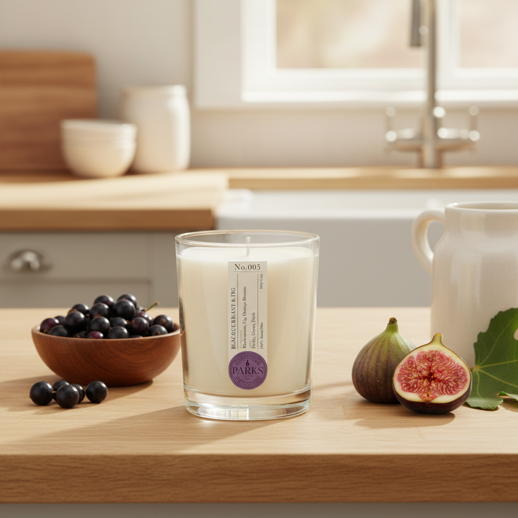 BLACKCURRANT & FIG 1 WICK SCENTED CANDLE 180G